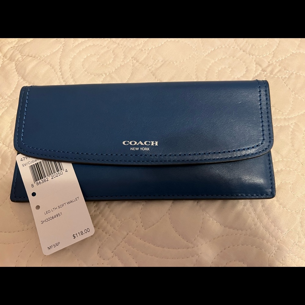 Coach wallet (soft leather)